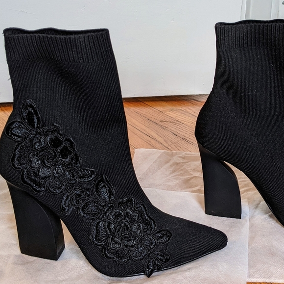 Halston Mina Textile Booties - Picture 2 of 9